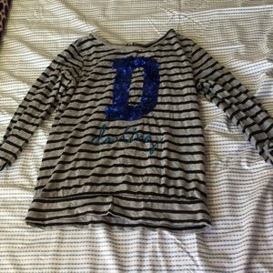 Girl’s “D” Initial Top